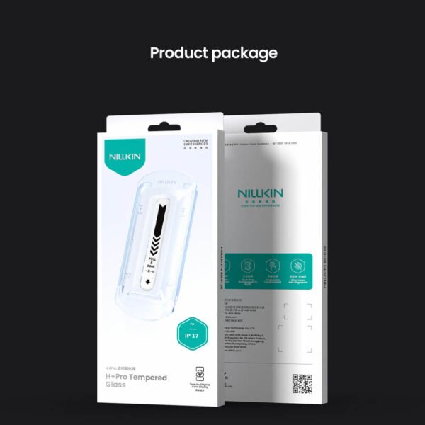 1001_12 Vidrio Templado H+PRO Con instalador iPhone 17, 17 Pro, 17 Pro Max y 17 Air