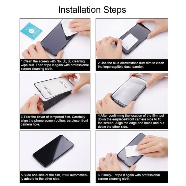 Vidrio Templado 3D CP+ MAX Curved Full Screen para iPhone 16, 16 Pro y 16 Pro Max