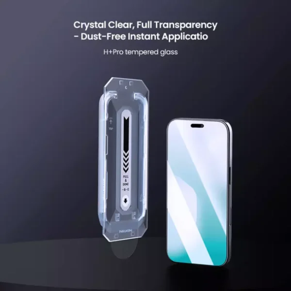 Vidrio Templado H+PRO Con instalador iPhone 16, 16 Pro, 16 Pro Max