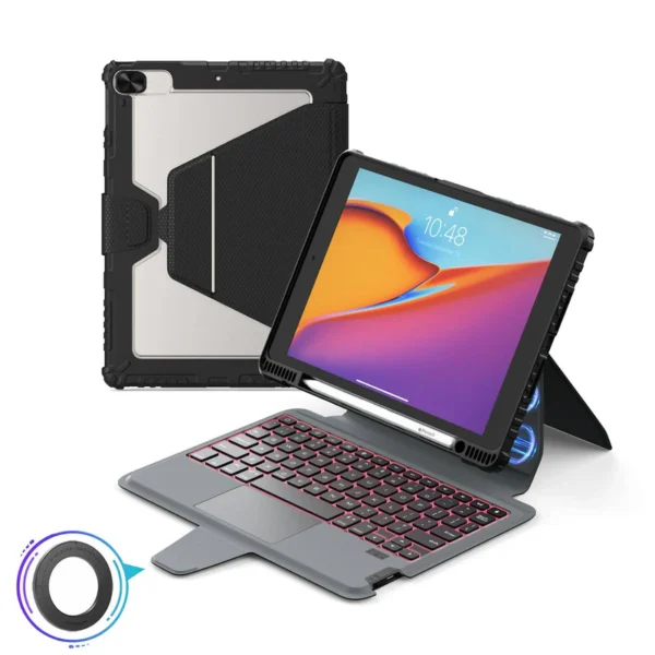 Backlit-Bumper-Link-Keyboard-Case-10.2-inch-iPad_20 Funda con teclado Magnetic Bumper Link Ipad 10/10.9 (2022)