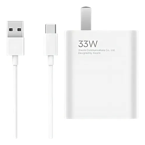 CARGADOR XIAOMI USB - TIPO C (2) Cargador Xiaomi USB a Tipo C - 33W
