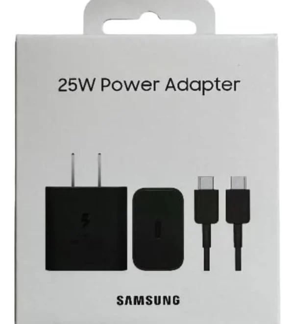 D_NQ_NP_2X_733730-MLM77241589587_062024-F-cargador-samsung-25w-original-no-clon-con-cable-c-incluido Cargador Samsung Tipo C doble entrada - 25W