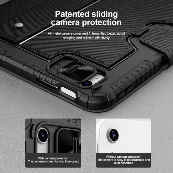 Bumper Combo Keyboard Case para iPad 11 A16 (2025) y iPad 10/10.9 (2022)