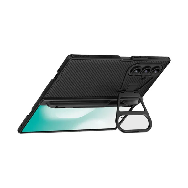 MagSafe-Compatible-CamShield-CamProp-Case-with-Stylus-Pen-Transparent-Camera-Cover-for-Galaxy-Z-Fold-7-black_5 Funda Camshield Prop Magnetic con Stylus Pen Z Fold 7