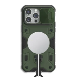 Nillkin-magsafe-compatible-camshield-armor-pro-case-for-iphone-14-pro-max-green_1 Funda Camshield Armor Pro Magnetic para iPhone 14 Serie