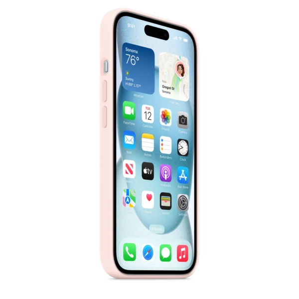 Case de Silicona para iPhone 15 – Funda Suave Antigolpes