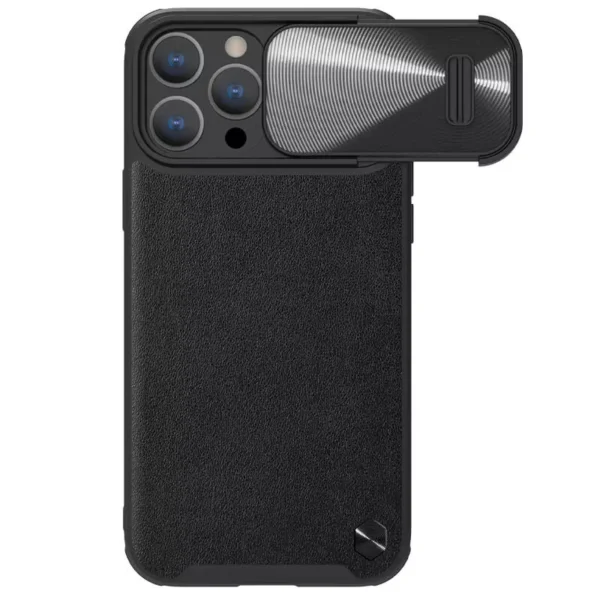 Funda Camshield S Magnetic Leather para iPhone 14 Pro Max