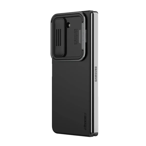 CamShield-Silky-Silicone-CamProp-Case-Bracket-Version-for-Galaxy-Z-Fold-5-black_4 Camshield Silky Silicone Case para Samsung Galaxy Z Fold 5