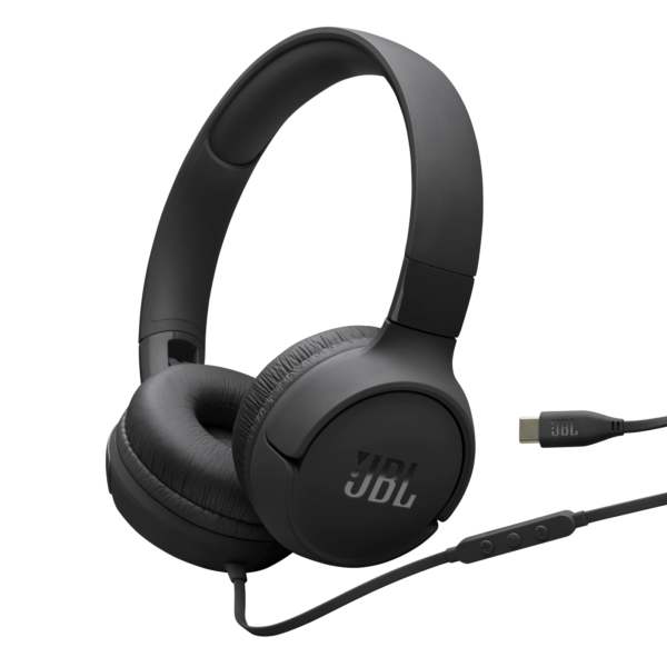 JBL_Tune_520C USB-C_Hero_Black Audífonos JBL Tune 520C USB-C con Sonido Pure Bass