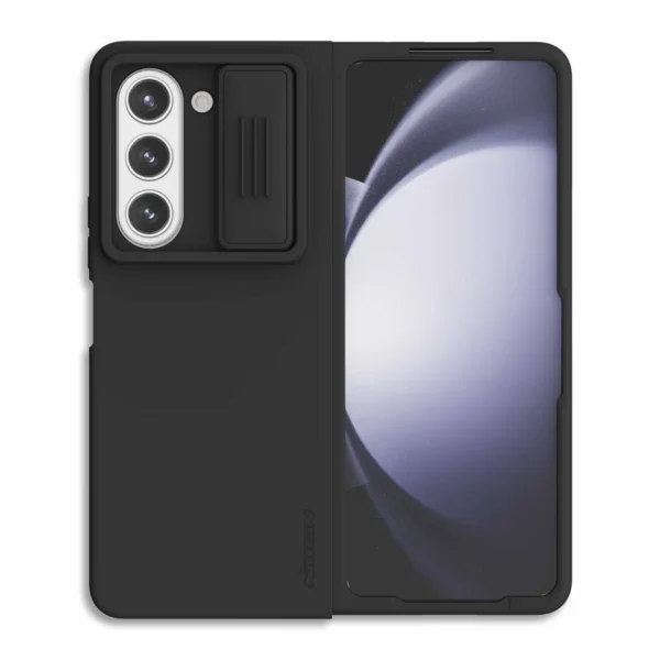 Product-CamShield-Silky-Silicone-for-Galaxy-Z-Fold-5-black_1 Camshield Silky Silicone Case para Samsung Galaxy Z Fold 5